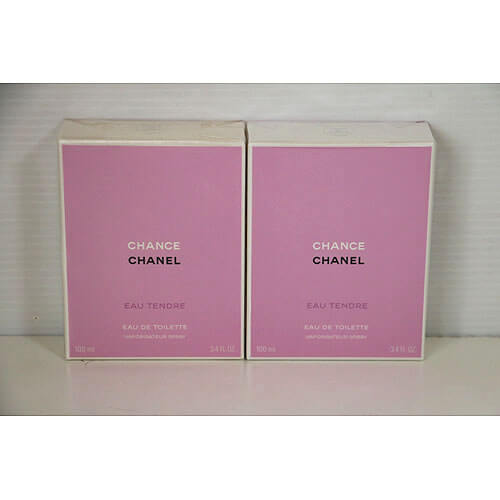 【買取実績】シャネル（CHANEL） チャンス オー タンドゥル オードゥ トワレット(ヴァポリザター) 100ml ×2